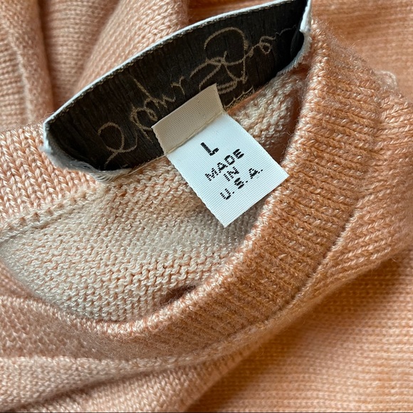 Vintage St. John Peach Santana Knit Tank Sweater - Picture 6 of 8